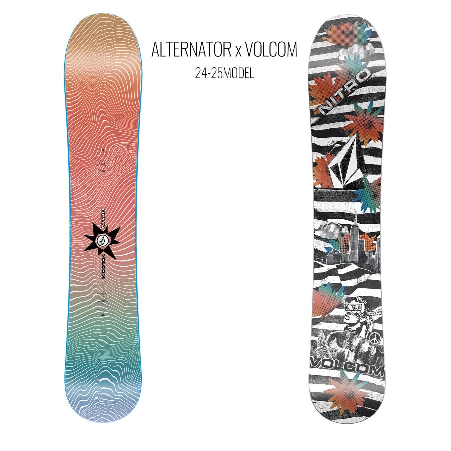 NITRO（ナイトロ） スノーボード 板 メンズ ALTERNATOR × VOLCOM 24-25