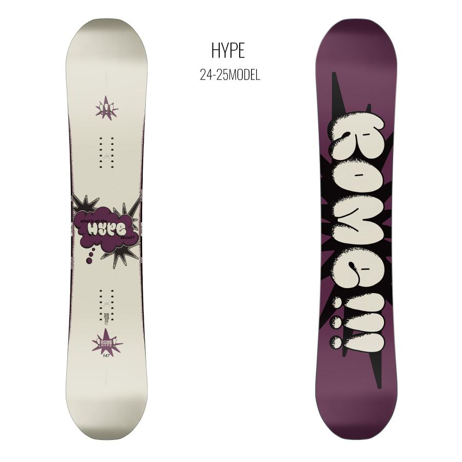 ローム HYPE スノーボード 板 138cm ROME SDS レディース 23-24モデル Rome Hype Snowboard 2023/2024 – Rome US