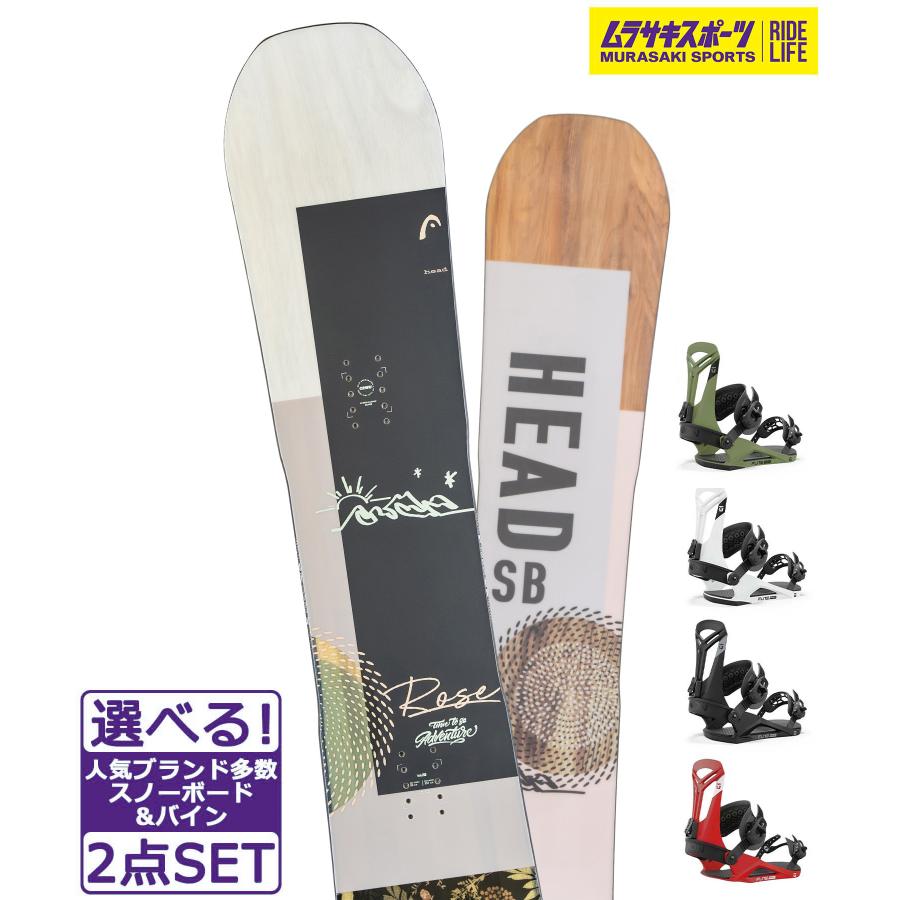 Roseスノーボード HEAD ヘッド ローズ ディーシーティー スノーボード 板 レディース 24