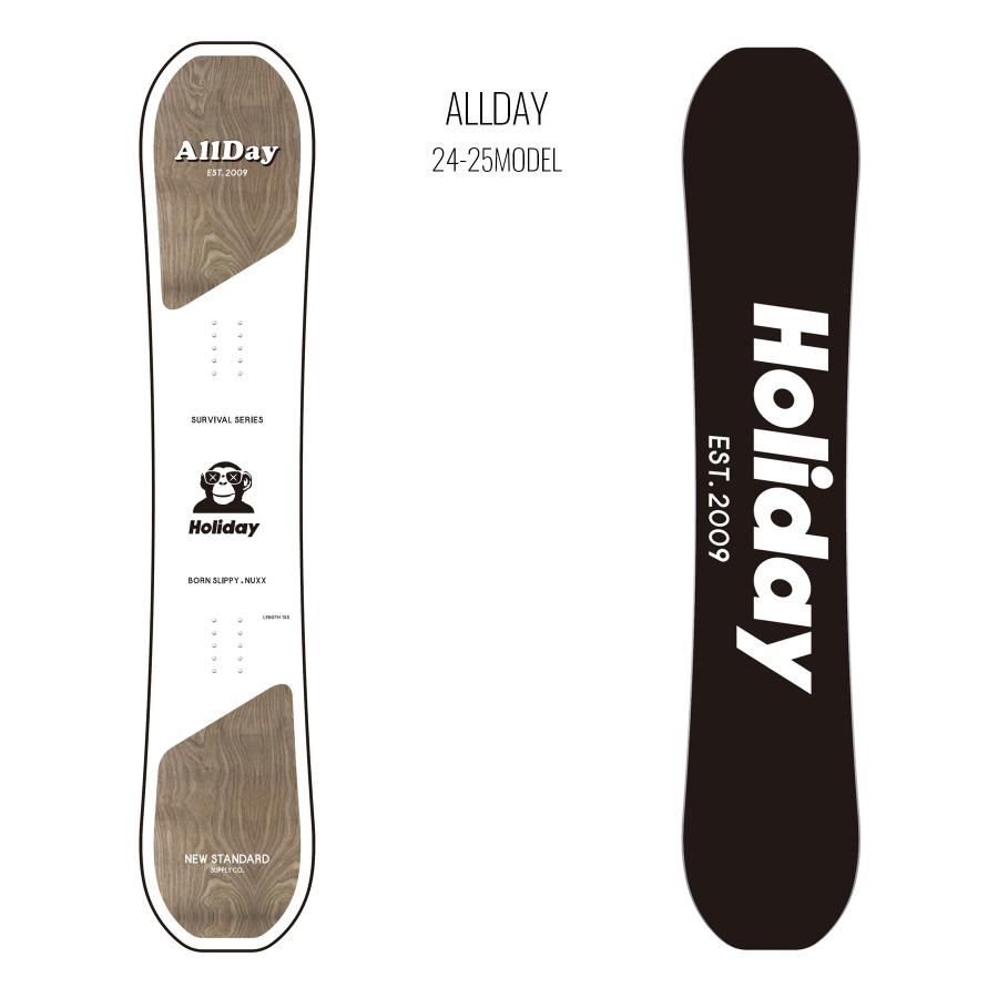スノボセット HOLIDAY ホリデー ALLDAY FLUX PR 24-25モデル ムラサキ