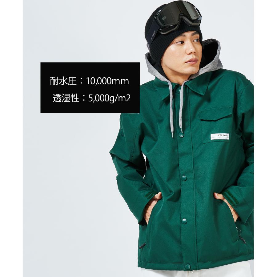 スノーボード ウェア ジャケット ユニセックス YELJAM イエロー