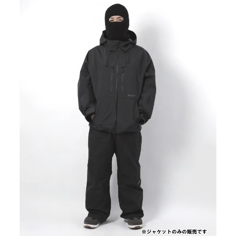 スノーボード NOMADIK 24-25 GLITCH JKT BLACK L NOMADIK ノマディック スノーボード ウェア ジャケット ユニ