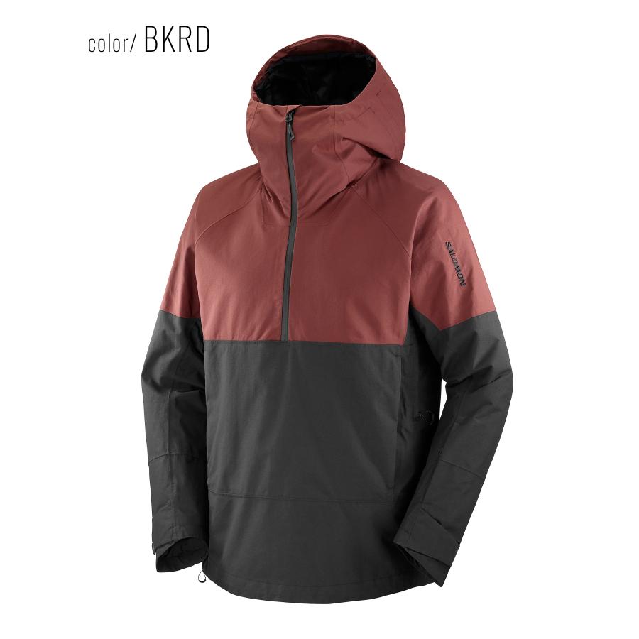 SALOMON サロモン TRANSFER ANORAK M ユニセックス スノーボード ウェア ジャケット 24-25モデルの画像