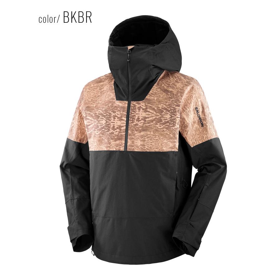SALOMON サロモン TRANSFER ANORAK M ユニセックス スノーボード ウェア ジャケット 24-25モデルの画像