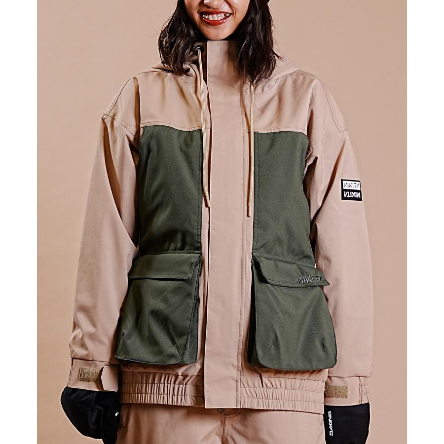 NIKITA スノーボードウェア ジャケット M 青NIGJHAW CPP-MD NIKITA スノーボードウェア ジャケット M 青NIGJHAW CPP-MD