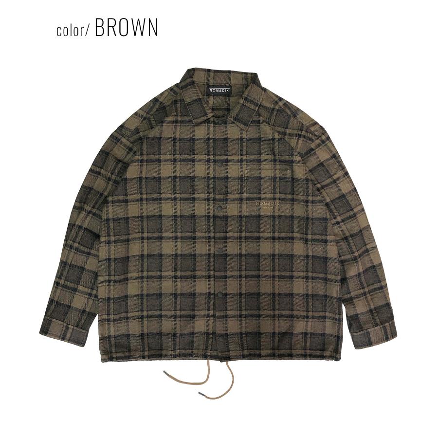 NOMADIK ノマディック スノーボード ウェア インナー シャツ ユニセックス NY FLANNEL SHIRT 23-24モデル｜murasaki｜03