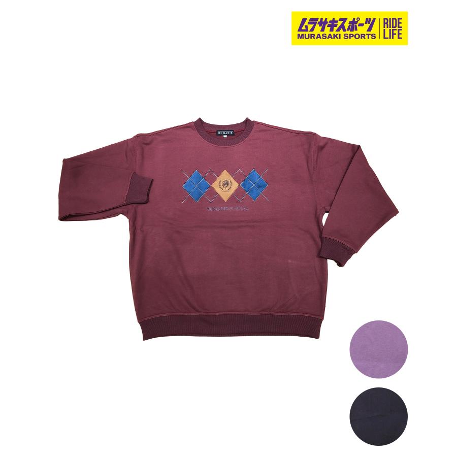 ウエア+装備 NOMADIK ARGYLE CREW XL NOMADIK ノマディック スノーボード インナーウェア IN ARGYLE CREW