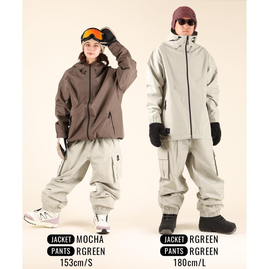 THREE WEATHERスノーボード3Lウェア　上下セット THREE WEATHER（スリーウェザー） スノボウェア 2点セット 3L WIDE JK