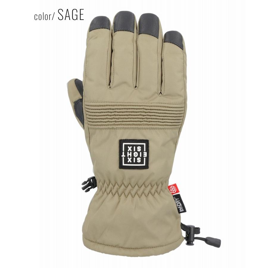 686 シックスエイトシックス スノーボード グローブ メンズ