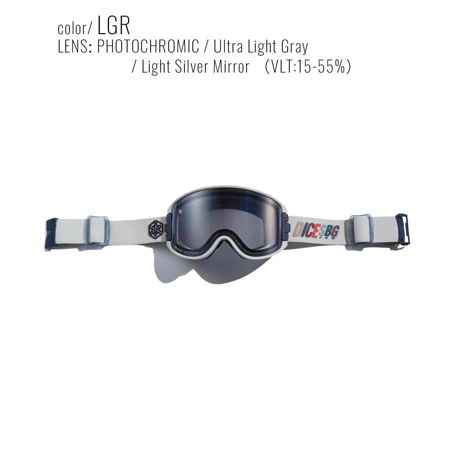 1回のみ使用 24-25 DICE GOODMAN 調光 平面 ゴーグル 1回のみ使用 24
