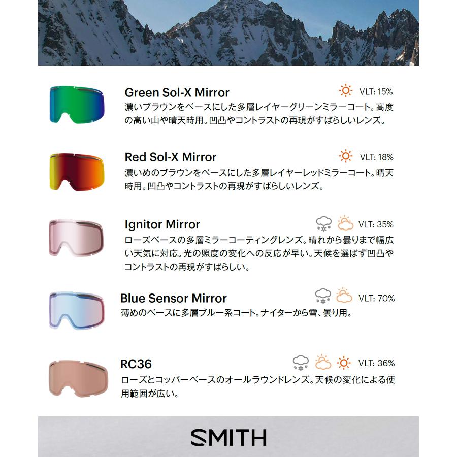 SMITH（スミス） スノーボード ゴーグル ユニセックス 平面 VOGUE
