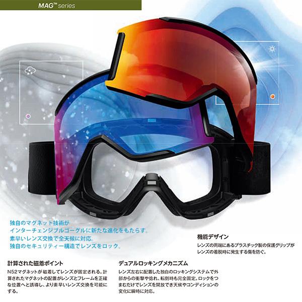SMITH（スミス） スノーボード ゴーグル 交換用レンズ I/O MAG
