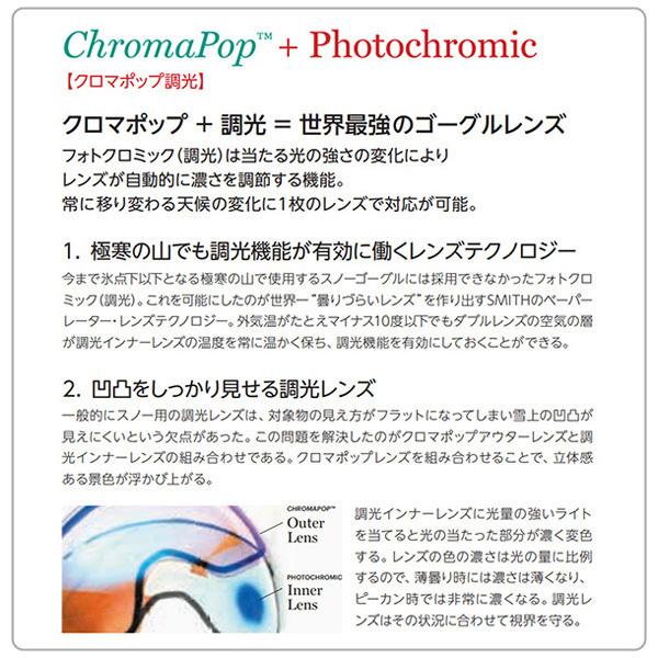 SMITH（スミス） スノーボード ゴーグル 交換用レンズ I/O MAG