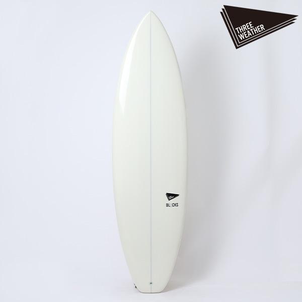 THREE WEATHER（スリーウェザー） BLACKS ブラックス 6'6 サーフボード