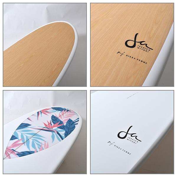 【超美品】 RIKKA リッカ PACIFIC BEACH パシフィックビーチ 72 Jessica Miyuki ジェシカ・ミユキ サーフボード ミッドボード JJ D19 【1283365324】(45954円)