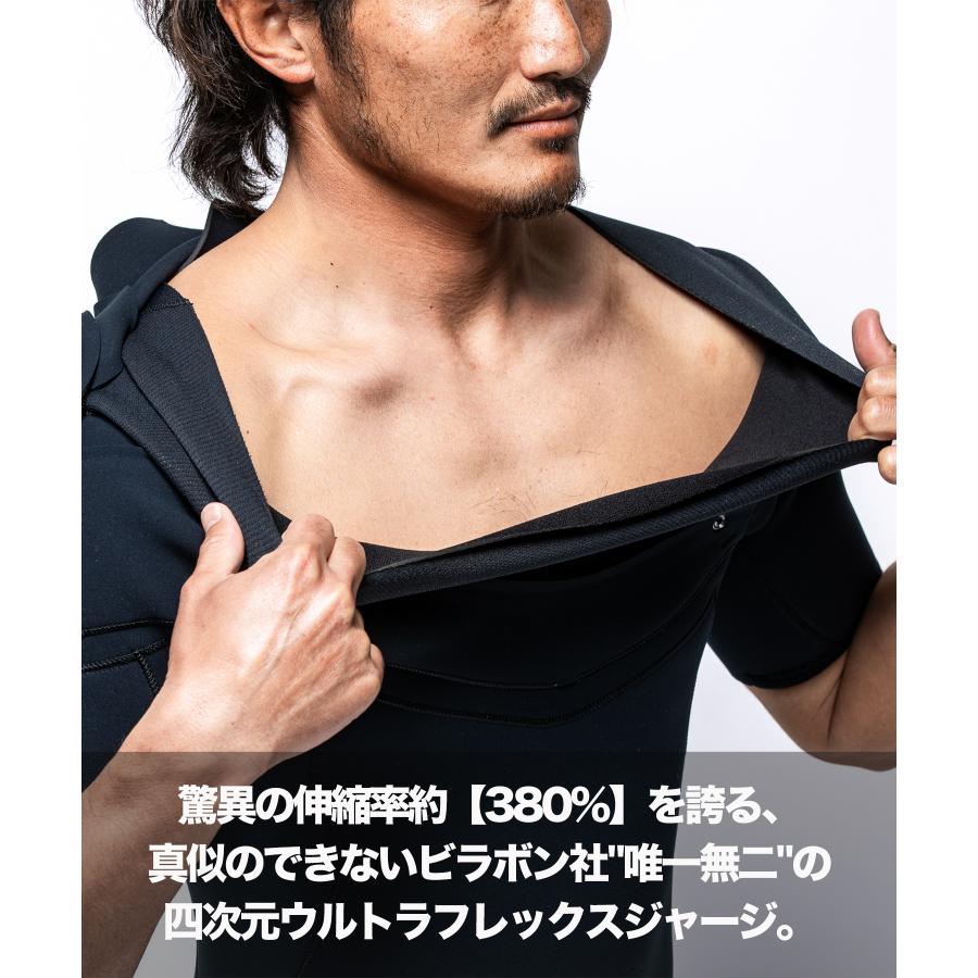 BILLABONG ビラボン NCZ WITH ITADAKI 頂 NEW CHEST ZIP 3X2mm メンズ ウェットスーツ シーガル｜murasaki｜04