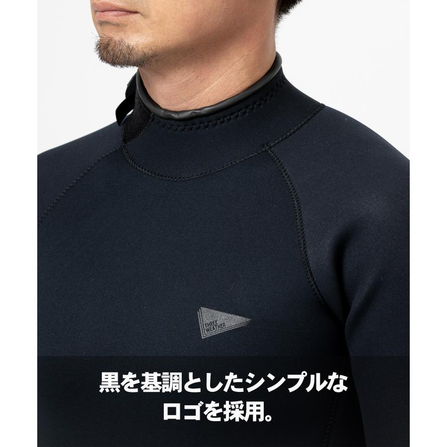 THREE WEATHER スリーウェザー SSP BZ NKK JERSEY 2X2mm バック THREE WEATHER スリーウェザー SSP BZ NKK JERSEY 2X2mm バック