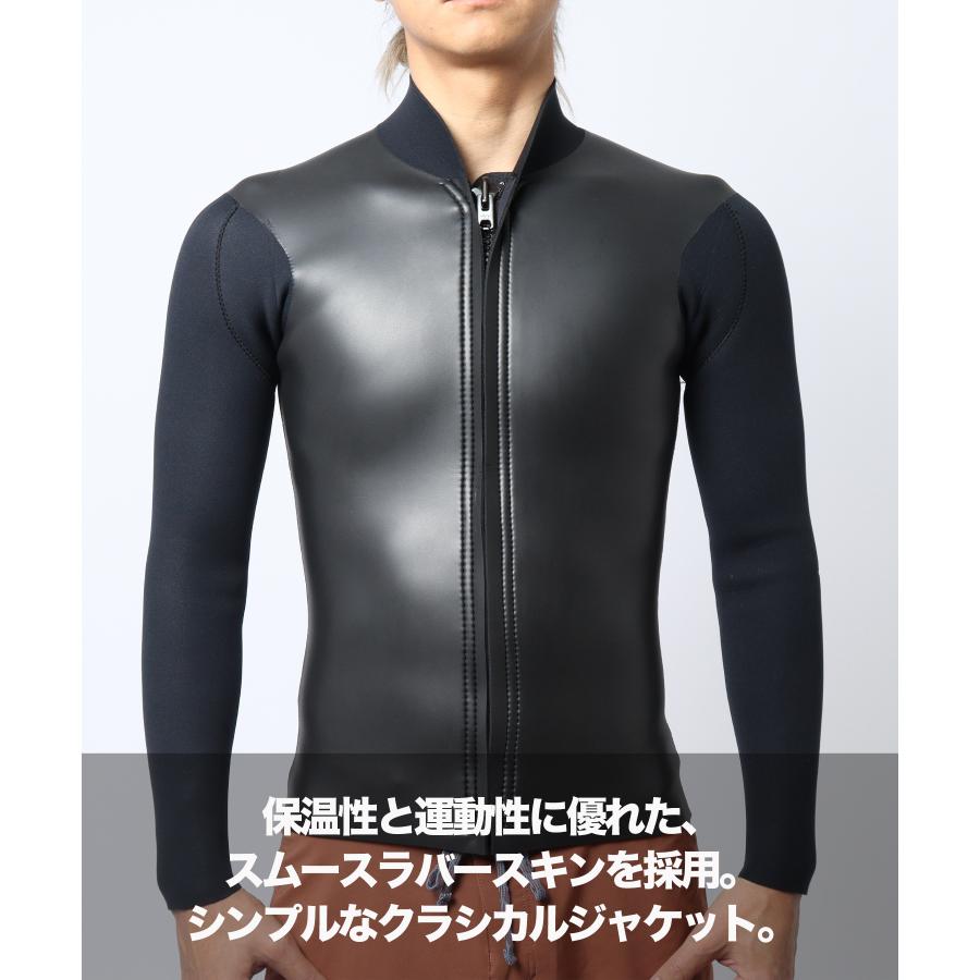 THREE WEATHER スリーウェザー NKK RUBBER フロントジップ 2mm 