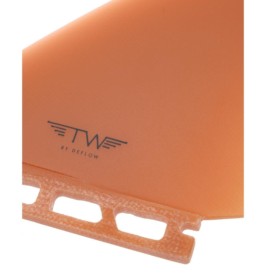 デフローTW DESIGN サーフボードフィン 3枚セット オレンジ箱 デフローTW DESIGN サーフボードフィン 3枚セット オレンジ箱