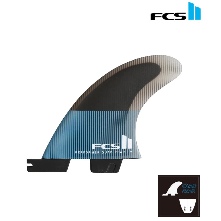 FCS | Set de Dérives Performer PC Quad Rear - FCS II