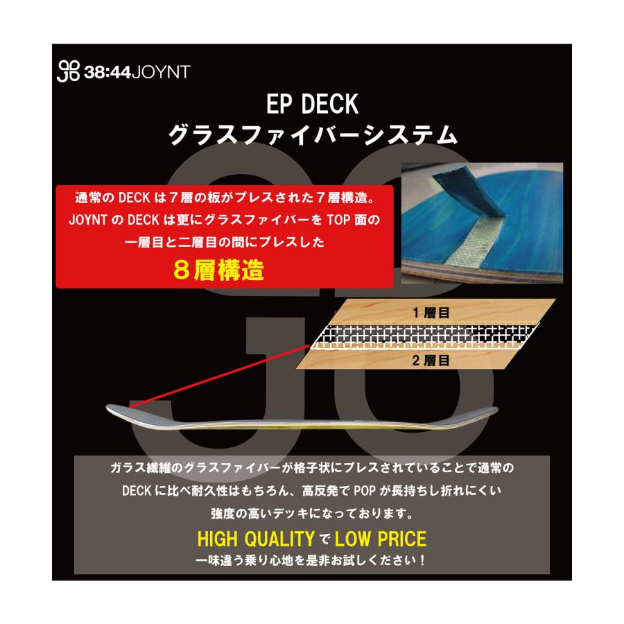 スケートボード デッキ JOYNT ジョイント JOI LINE YUSAKU 7.75inch｜murasaki｜03