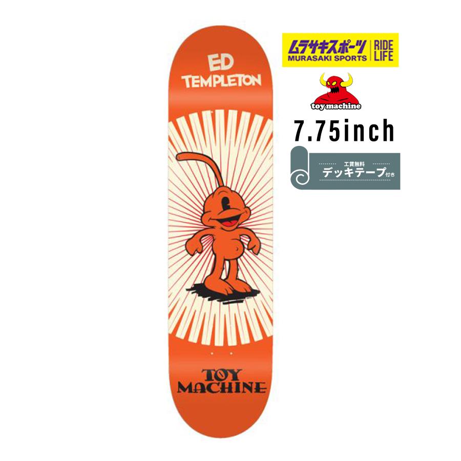 TOY MACHINE トイマシーン スケートボード デッキ 7.75inch TEMPLETON 