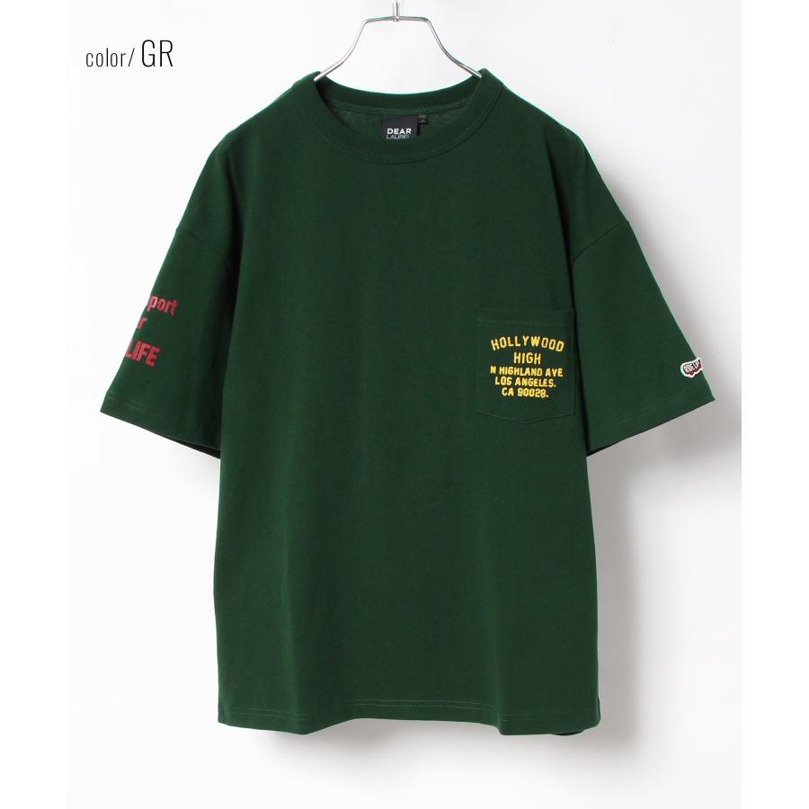 DEAR LAUREL ディアローレル D23S2102 メンズ トップス カットソー Tシャツ 半袖 KK D27｜murasaki｜14