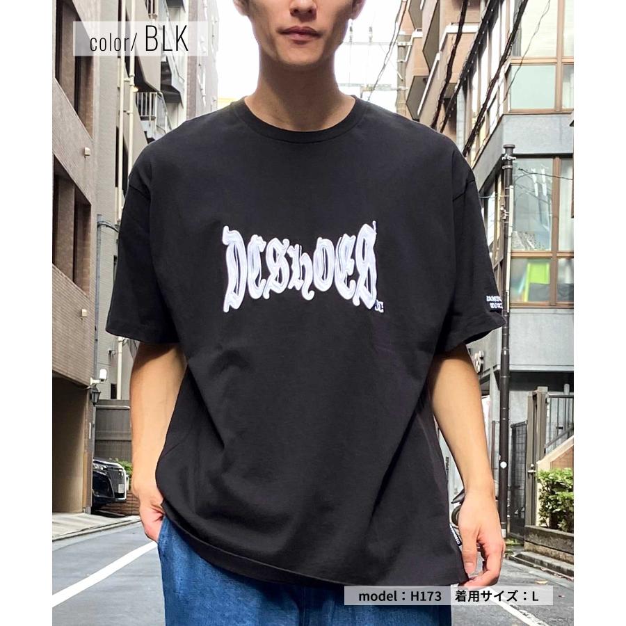 DC ディーシー DST241018 メンズ 半袖 Tシャツ ドロップショルダー ワイドシルエット｜murasaki｜03