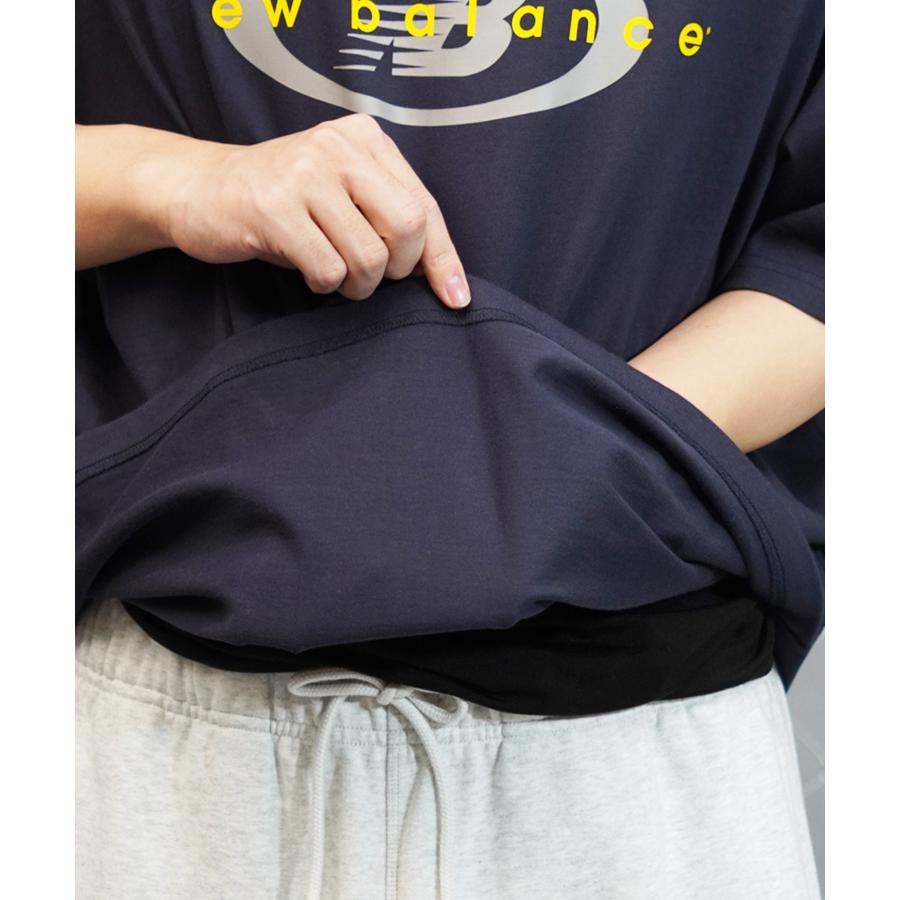 new balance ニューバランス メンズ 半袖  Tシャツ 半袖 オーバーサイズ MT33558｜murasaki｜07