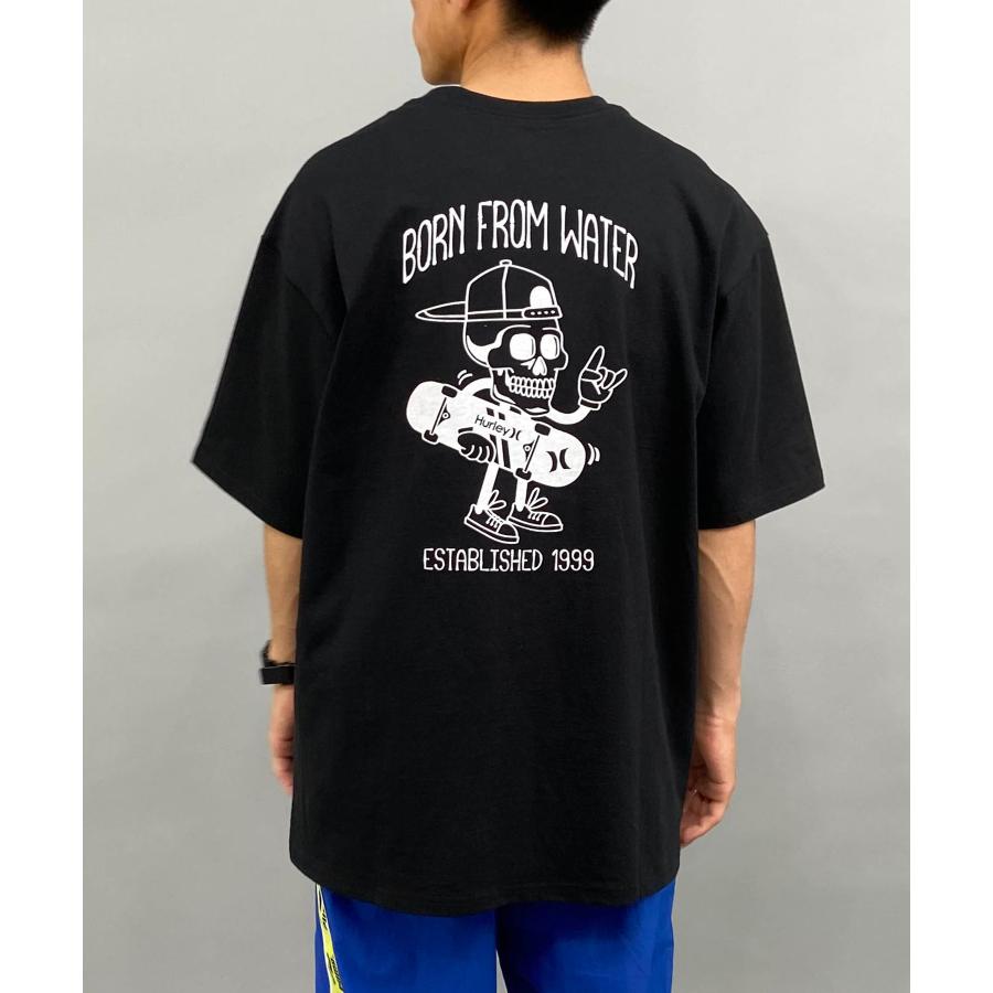 Hurley ハーレー スカルヘッド バックプリント ヘビーウェイト メンズ ショートスリーブ ティー 24MRSMSS05｜murasaki｜06