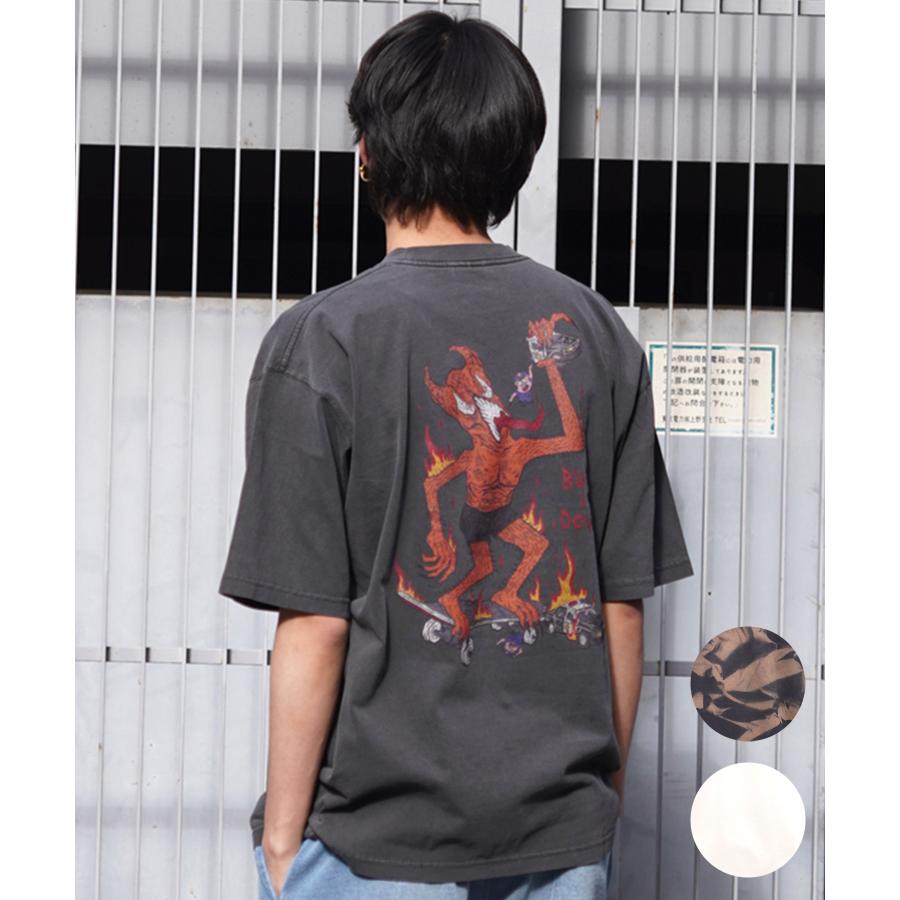 THRASHER スラッシャー メンズ 半袖 Tシャツ NECKFACE バックプリント