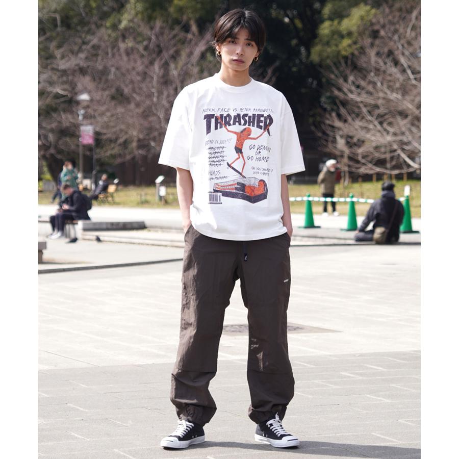 THRASHER スラッシャー メンズ 半袖 Tシャツ MAGAZINE COVER バックプリント THM-24SPSST05 ムラサキスポーツ限定｜murasaki｜10