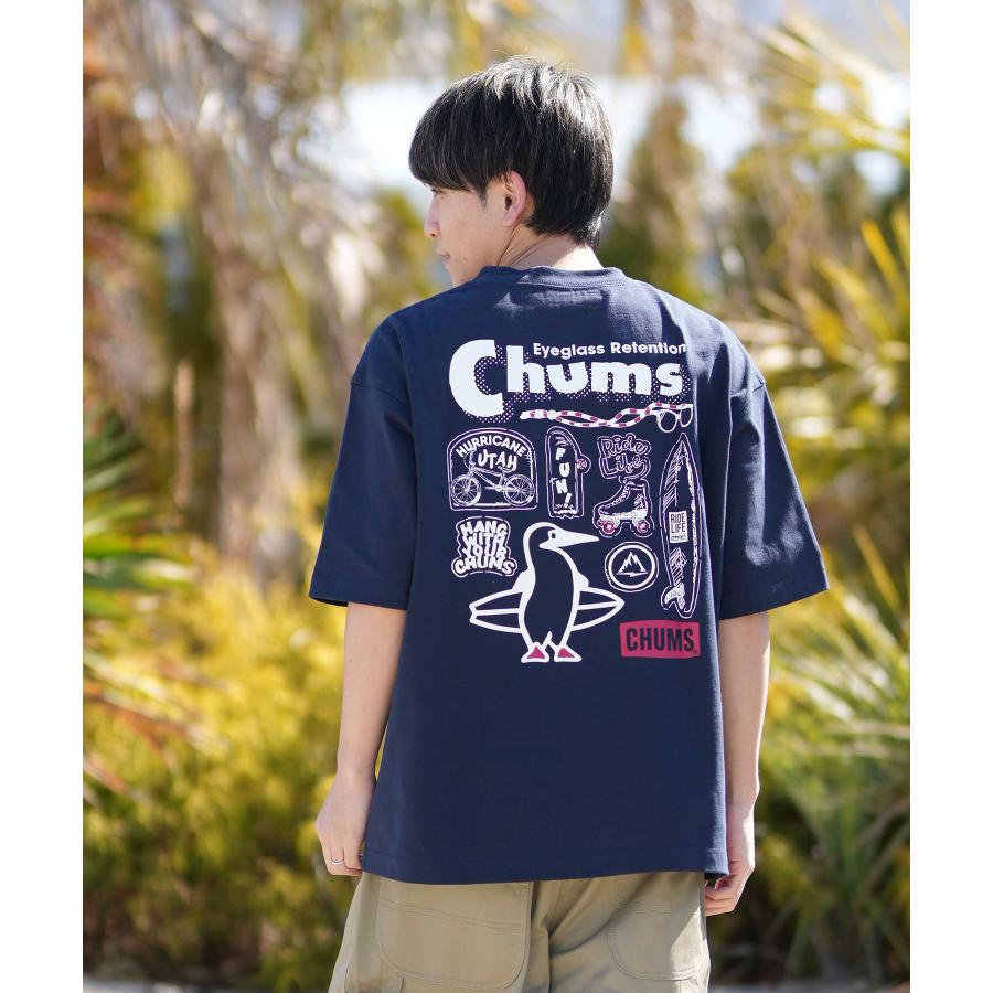 CHUMS（チャムス） メンズ 半袖 Tシャツ アーカイブ デザイン ヘビー