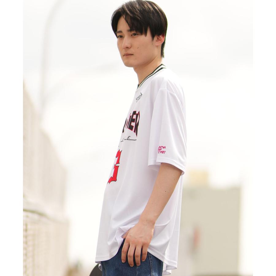 THRASHER（スラッシャー） メンズ 半袖 Tシャツ ゲームシャツ メッシュ