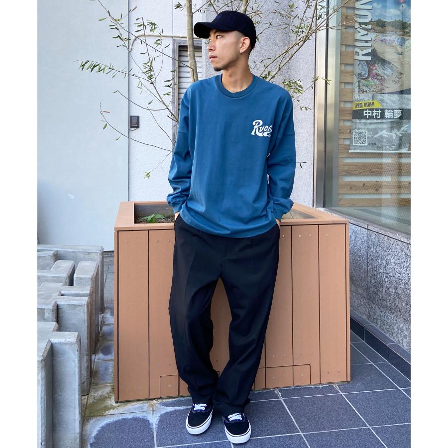 RVCA ルーカ メンズ ロンTEE 中厚手 ボックスシルエット バックプリント BE041-P06 ムラサキスポーツ別注｜murasaki｜18