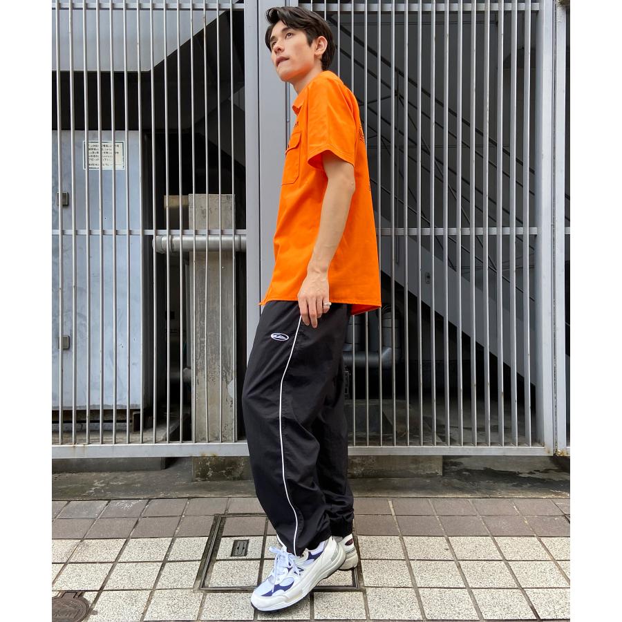 VOLCOM ボルコム メンズ 半袖 ワークシャツ バックプリント シンプル オレンジ A0412416｜murasaki｜12