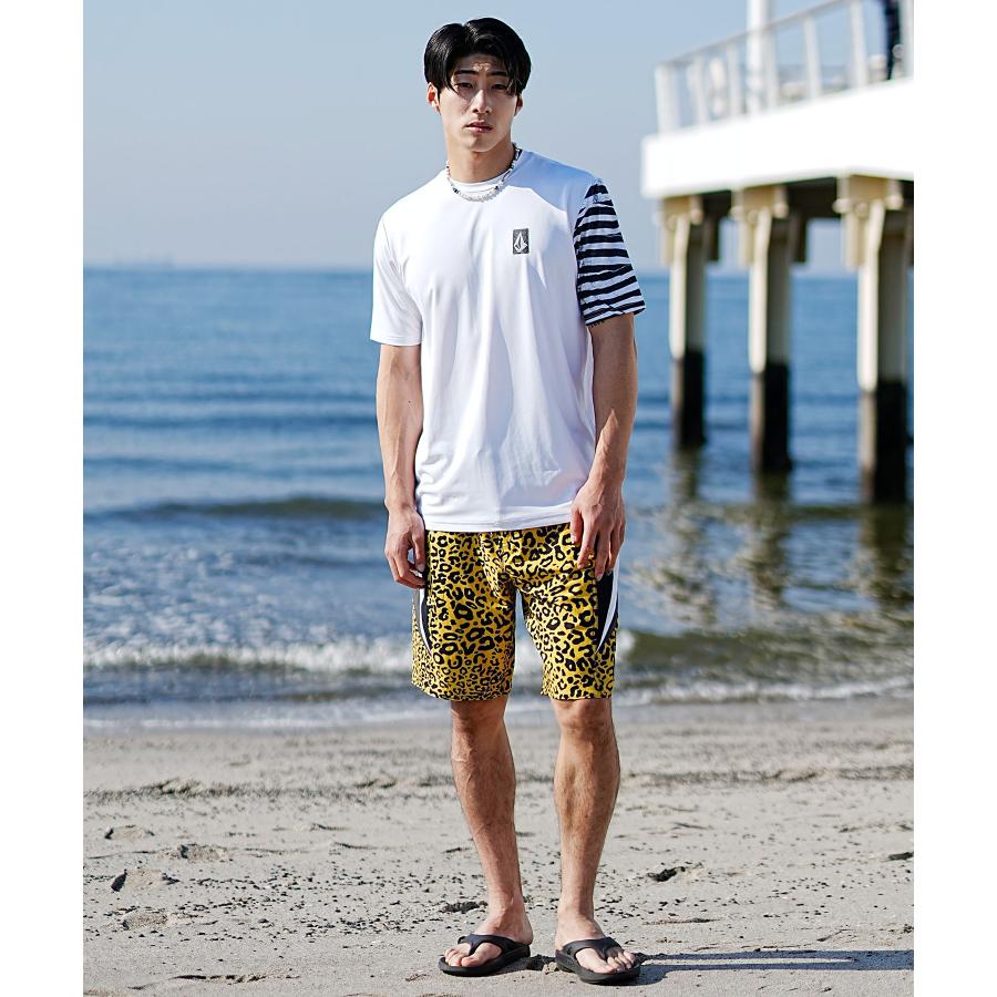 虎ヒョウ柄 ショートボード VOLCOM（ボルコム） メンズ 水着 ボードショーツ トランクス 海パン