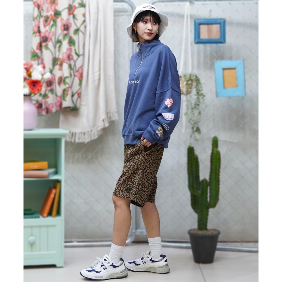 LOVE BOAT ラブボート レディース ハーフジップ トレーナー