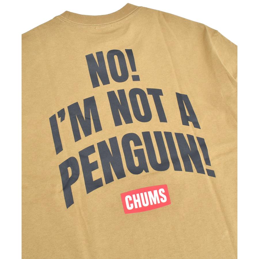 CHUMS チャムス Oversized I'm Not A Penguin CH11-2168 レディース 半袖 Tシャツ KK1 D10｜murasaki｜08