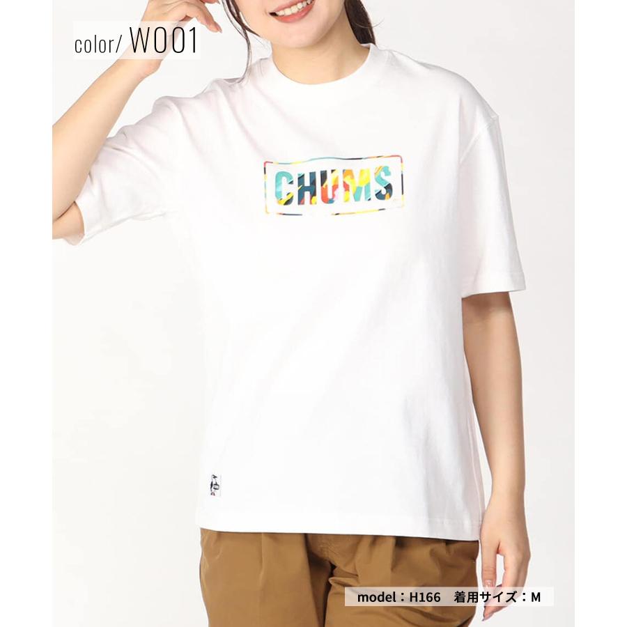 CHUMS チャムス Oversized CHUMS IS FUN T-Shirt レディース Tシャツ バックプリント DESI CH11-2357｜murasaki｜02