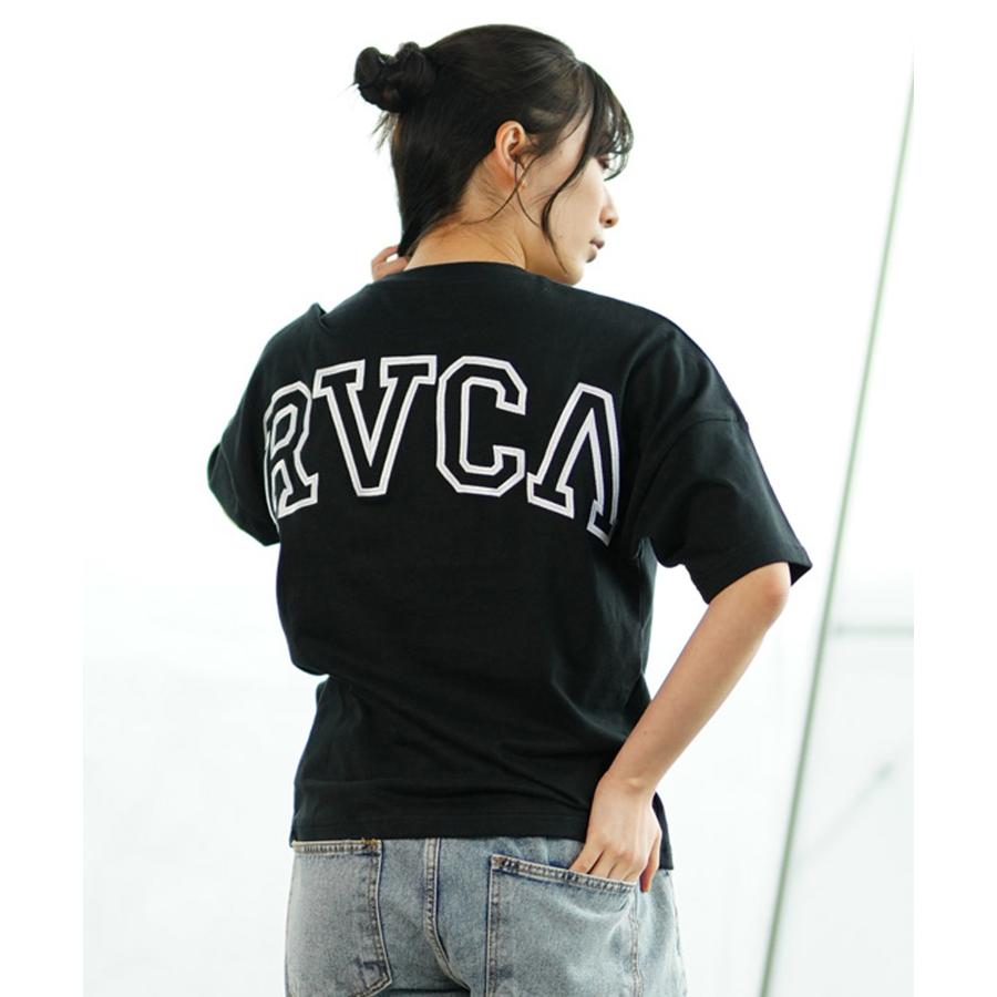 RVCA ルーカ BE043-221 レディース 半袖 Tシャツ バックプリント｜murasaki｜07