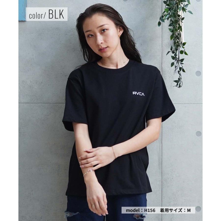 【ムラサキスポーツ限定】RVCA ルーカ レディース 半袖 Tシャツ バックプリント BE043-P20｜murasaki｜06