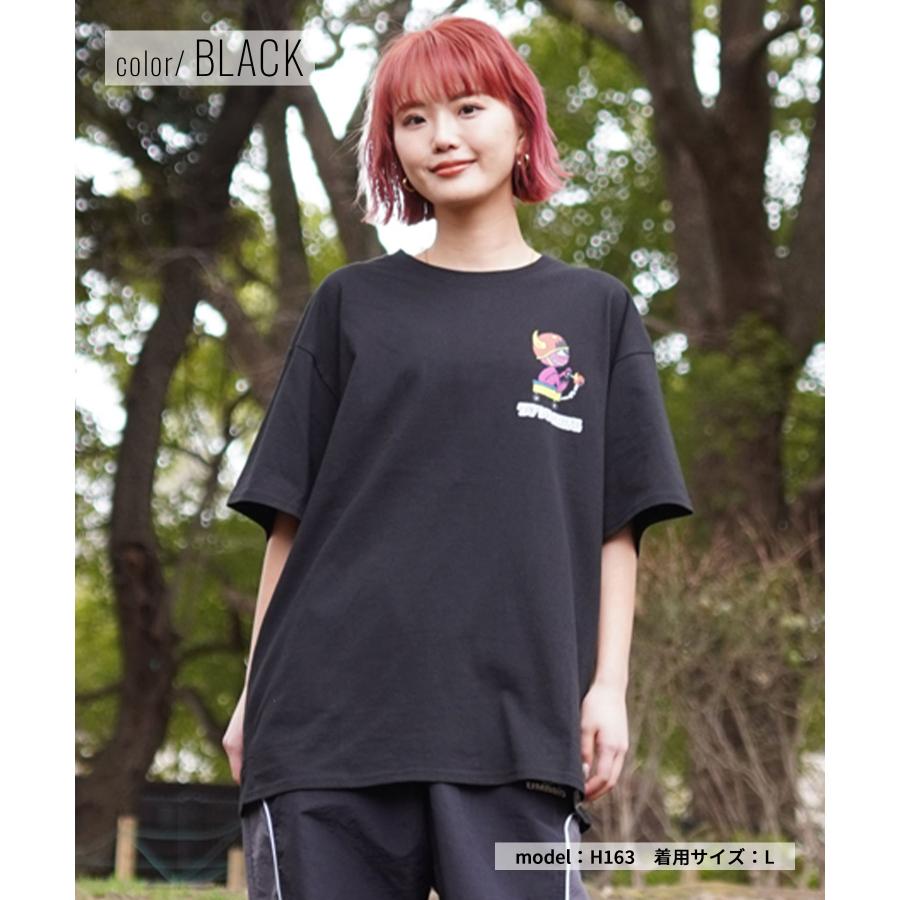 TOY MACHINE トイマシーン レディース 半袖 Tシャツ オーバーサイズ DESI LTD MTMSEST15｜murasaki｜03