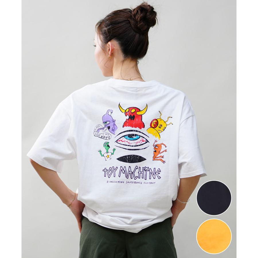 TOY MACHINE トイマシーン レディース 半袖 Tシャツ オーバーサイズ 