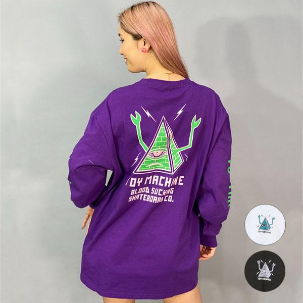 TOY MACHINE トイマシーン MTMPDLT8 レディース トップス カットソー Tシャツ 長袖 KK1 A19