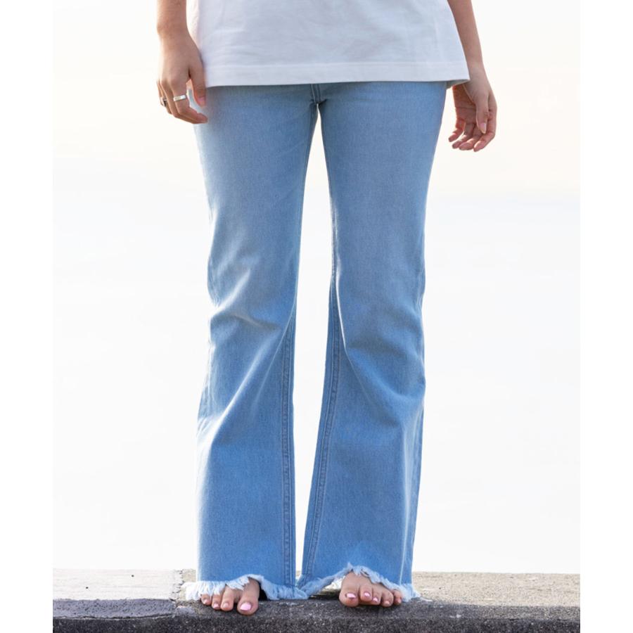 BILLABONG ビラボン FRINGE FLARE DENIM フレア デニム レディース 