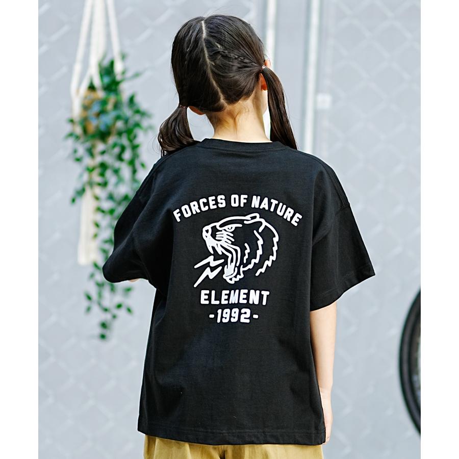 ELEMENT エレメント キッズ 半袖 Tシャツ バックプリント タイガー 虎モチーフ スケートボード BE025-231｜murasaki｜07