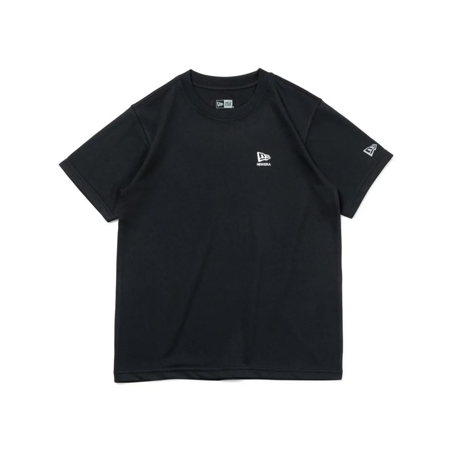 NEW ERA ニューエラ キッズ Youth 半袖 テック Tシャツ Flag and Wordmark ブラック バックプリント 14111847｜murasaki｜02