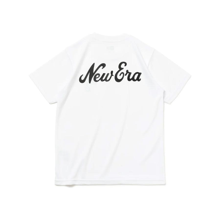 NEW ERA ニューエラ キッズ Youth 半袖 テック Tシャツ Classic Logo ホワイト バックプリント 14111848｜murasaki｜03