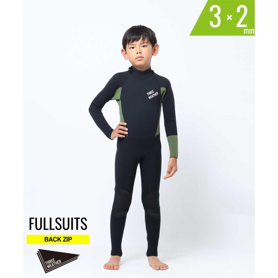 スリーウェザー 5✕3 裏起毛子供用ウェットスーツ140センチ スリーウェザー 5✕3 裏起毛子供用ウェットスーツ140センチ